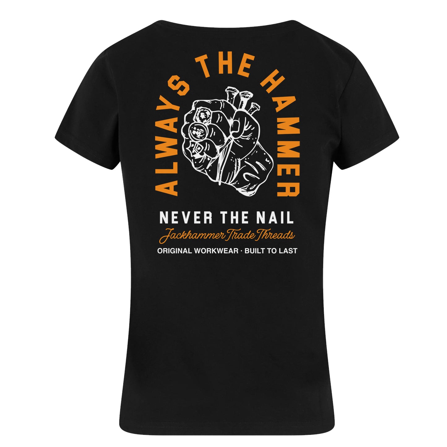Always the Hammer - White Nails Womens Tshirt