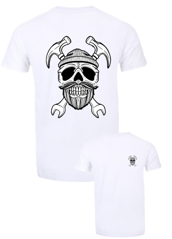 White Skull T Shirt