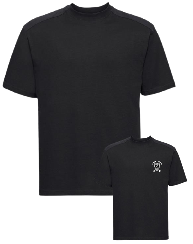 Black Skull T Shirt (Chest)