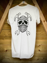 Load image into Gallery viewer, White Skull T Shirt
